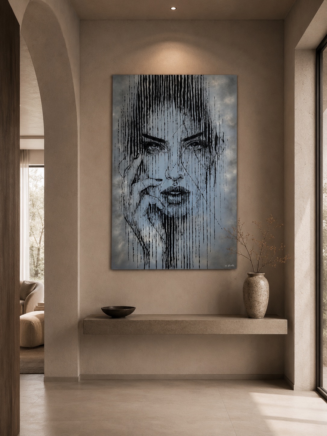 Unspoken shown in an interior